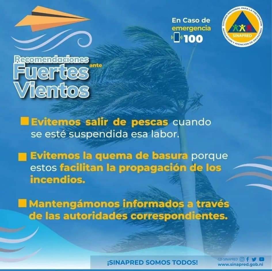 CDSINAPRED's tweet photo. 📣📣 Ante la presencia de fuertes vientos, tomamos en cuenta las siguientes recomendaciones.  🌀🌬👇

 #SinapredSomosTodos  #PrevenirEsVivir https://t.co/EcVapNvD7R