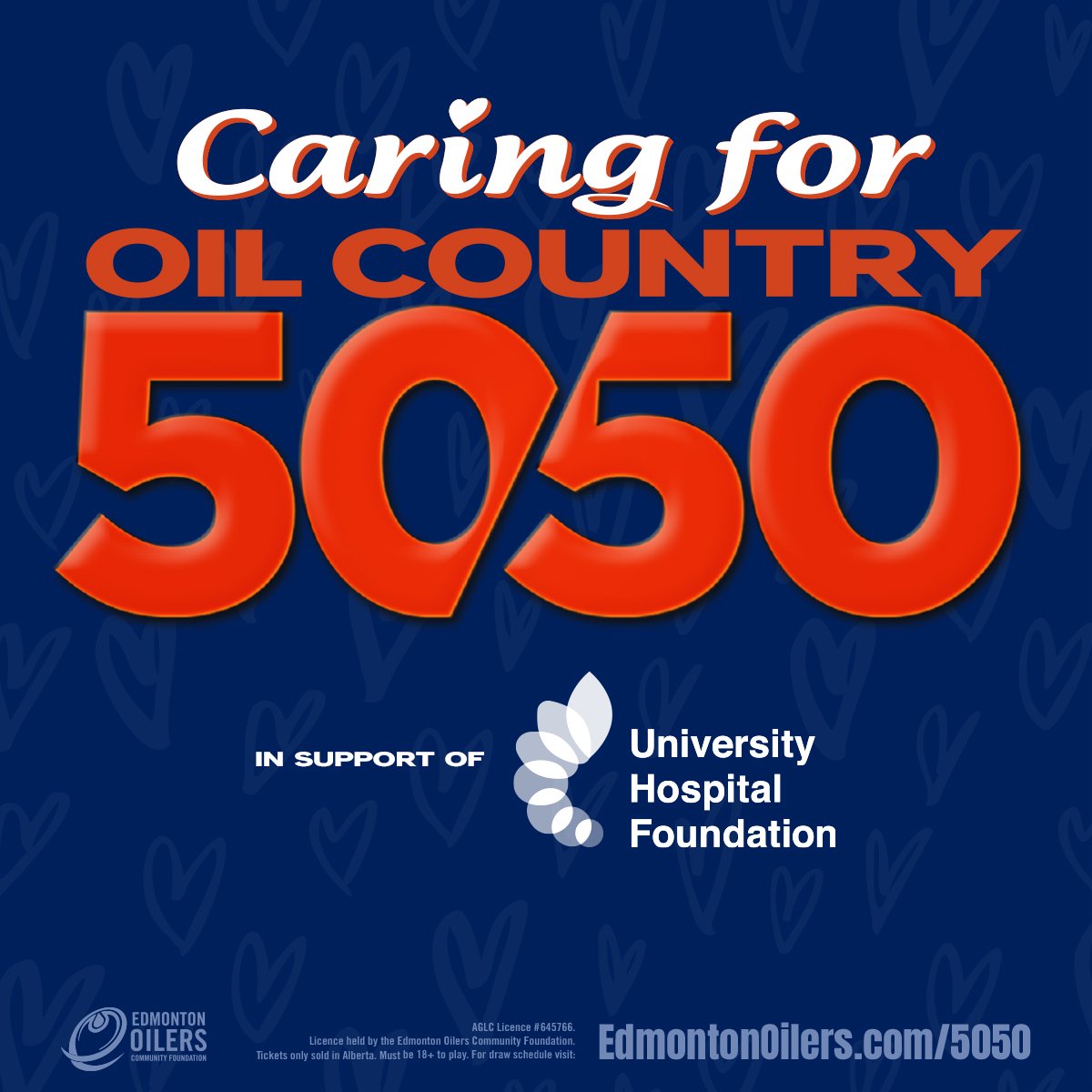 Congrats to the holder of 50/50 ticket A-100273095 who's won $500 for Esso & the holder of ticket B-102478054 who's scored seats for an #Oilers playoff game! Thanks for supporting @GiveToUHF! The Caring for Oil Country jackpot is over $650,000! 🎟 EdmontonOilers.com/5050tw