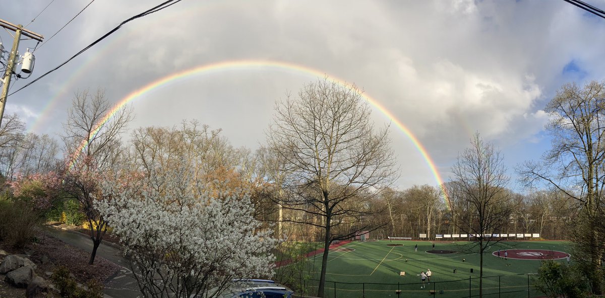 Double rainbow over NJ today.