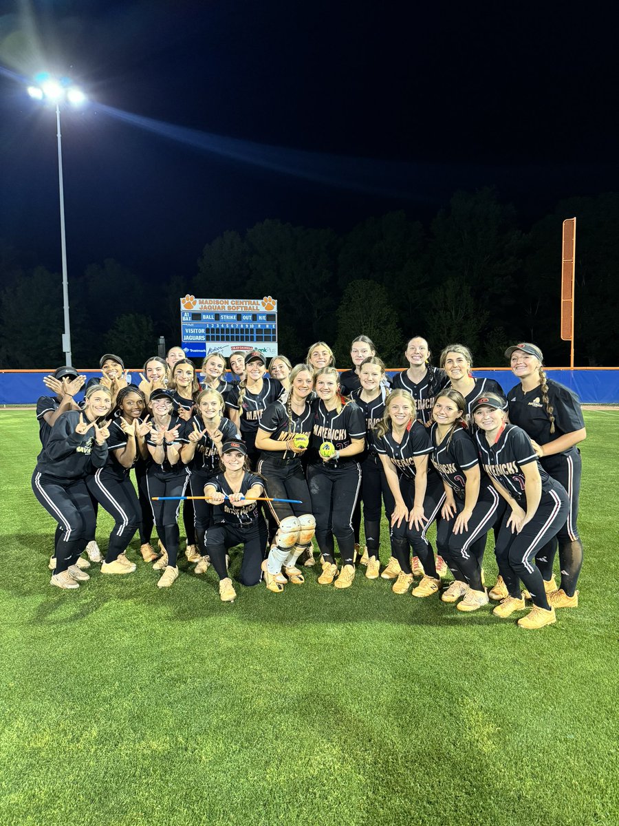 Final 🥎 

Madison Central - 4 
Germantown - 5 

BIG district win tonight!!! So proud of these girls and their fight to win this game!!! 

<a href="/GHSMavericks/">Germantown Mavericks</a> #GoMavs