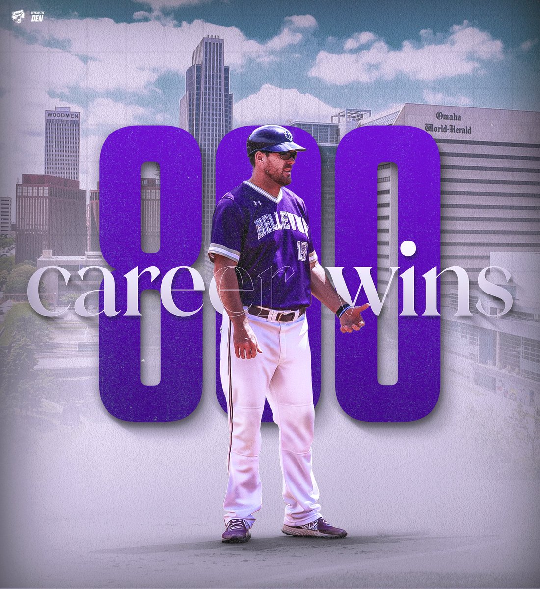 8️⃣0️⃣0️⃣ for Monlux! With today’s 13-2 win over Mayville, head coach Duane Monlux has now won 800 career games! Congrats Coach! #DefendTheDen