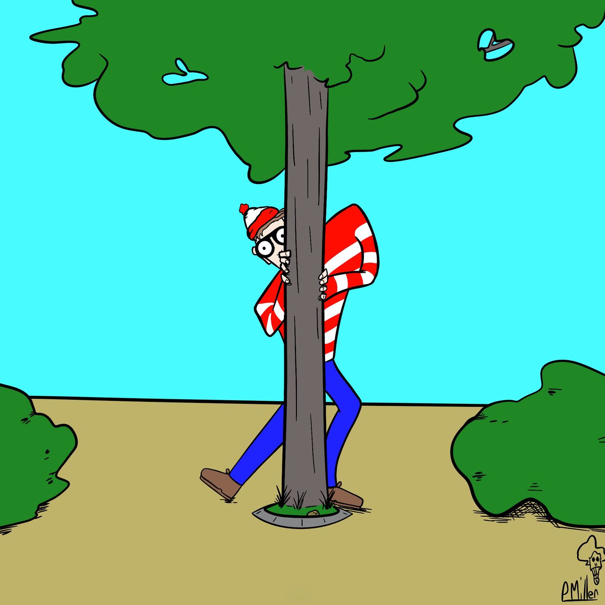 Waldo. He’s outside your house

#whereswaldo #waldo #mydrawing #funny #creep #yourchildhood #fyp #artist #southernartist #dailydrawing #artpractice #digitalart #sketchbook #peep #hiding #hidden