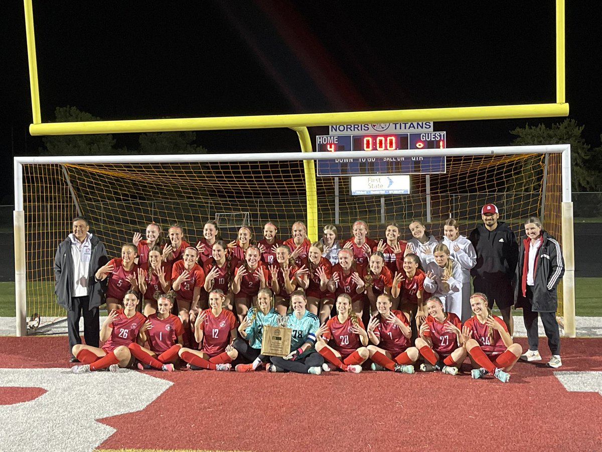 Four-peat complete in the EMC Girls Soccer Tournament for the Norris Titans. 
#nebpreps