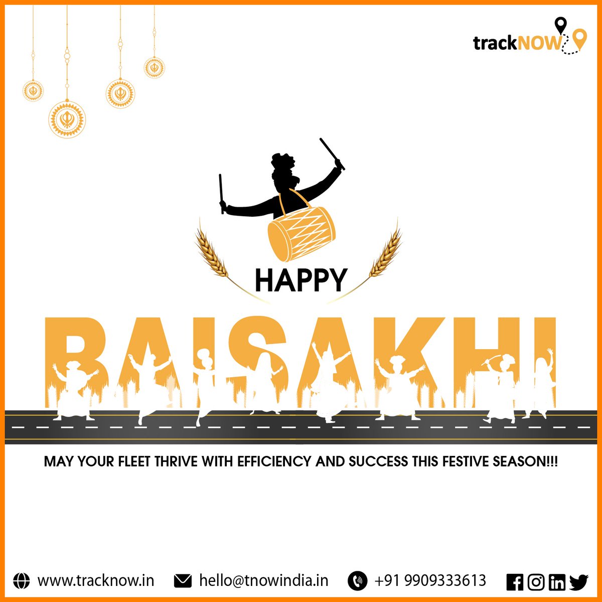 'Wishing you a joyous Baisakhi from TrackNOW! 

Tracknow Pvt Ltd :- lnkd.in/d5CzRqms

#happybaisakhi #tracknow #fleetmanagement #efficiency #success #festiveseason #growth #prosperity #seamlessoperations #businessgrowth #vehicletracking #fleettracking