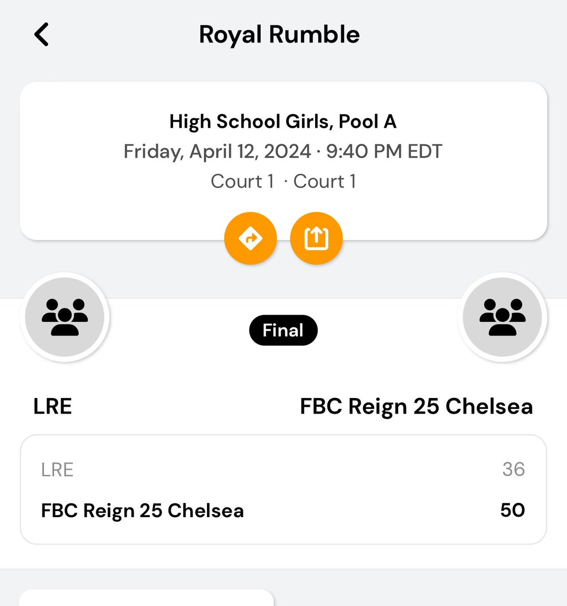 First game! It’s only the beginning! Proud of this group!