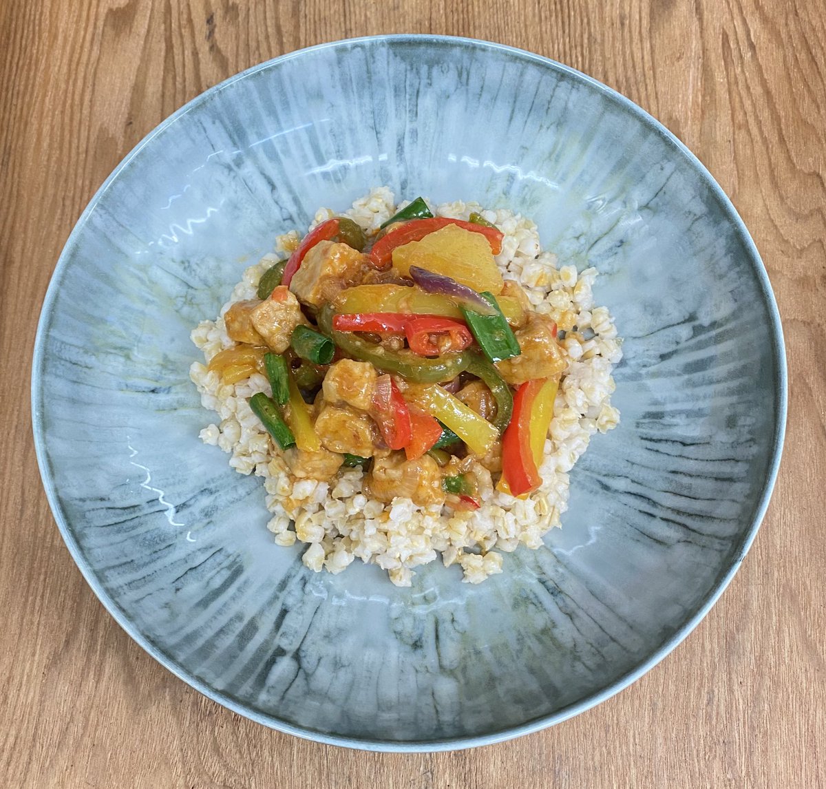 TEMPEH BARLEY BOWL 🍲 
#chefeazzy#
#foodies#
#healthyfood#
#cheflife🔪#