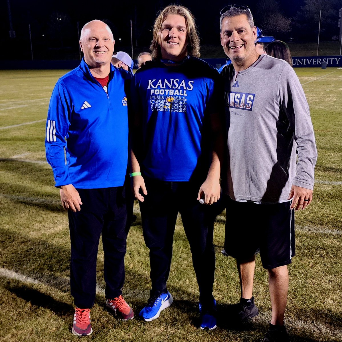 Garrison Utley (@garrisonutley) on Twitter photo Perfect night for football and getting to see the defense fly around. Thank you <a href="/CoachBorland/">Brian Borland</a>, <a href="/CoachPanagos/">Jim Panagos</a>, and <a href="/KU_Football/">Kansas Football</a> for having me up. #RockChalk Perfect night for football and getting to see the defense fly around. Thank you <a href="/CoachBorland/">Brian Borland</a>, <a href="/CoachPanagos/">Jim Panagos</a>, and <a href="/KU_Football/">Kansas Football</a> for having me up. #RockChalk