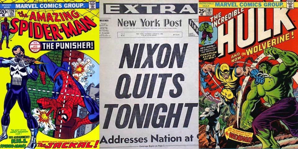 In 1974, the #Watergate scandal intensified public disillusionment amidst rising inflation & crime rates. This skepticism birthed anti-heroes such as Gerry Conway's #Punisher & Len Wein's #Wolverine, reflecting societal mood thru comics. John Romita Sr., #Marvel's art director at