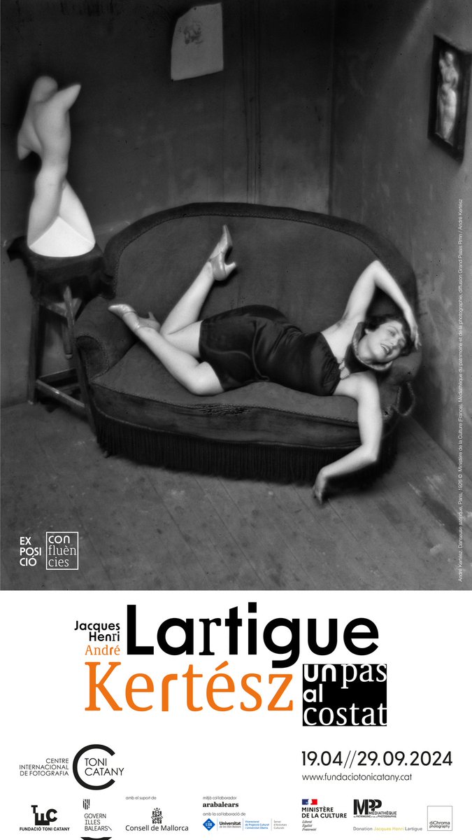 Nova exposició al #CIFTC
JACQUES HENRI LARTIGUE, ANDRÉ KERTÉSZ. UN PAS AL COSTAT
Del 19/4 al 29/9/24
<a href="/diChroma_ph/">diChroma photography</a> 
#Lartigue #Kertész #photography