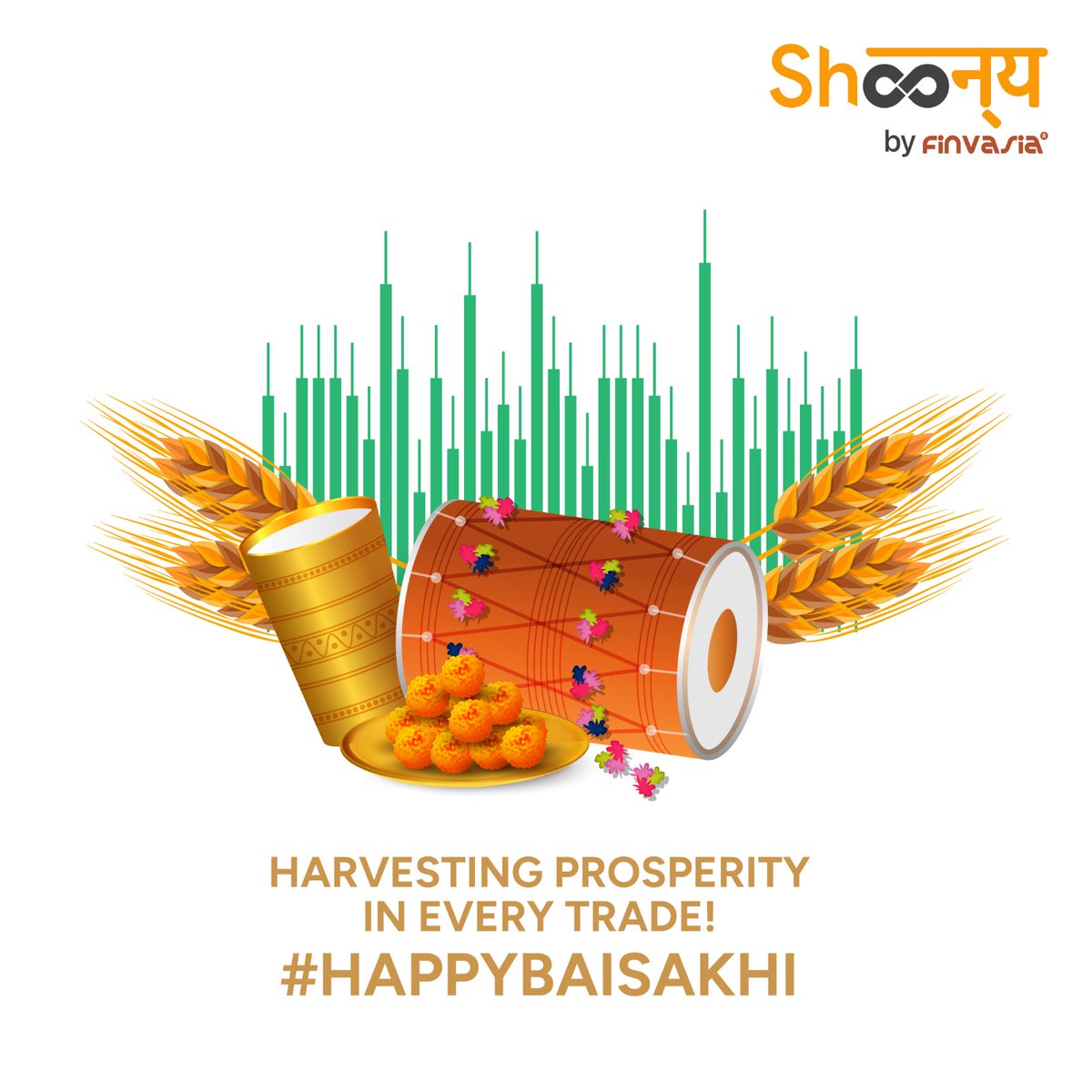 Sab nu Baisakhi diyan lakh lakh vadhaiyan!! Wishing you a year filled with bullish vibes, bear-proof investments and stock-tacular success! 📈🌾 #Baisakhi #StockMarket #InvestmentWisdom