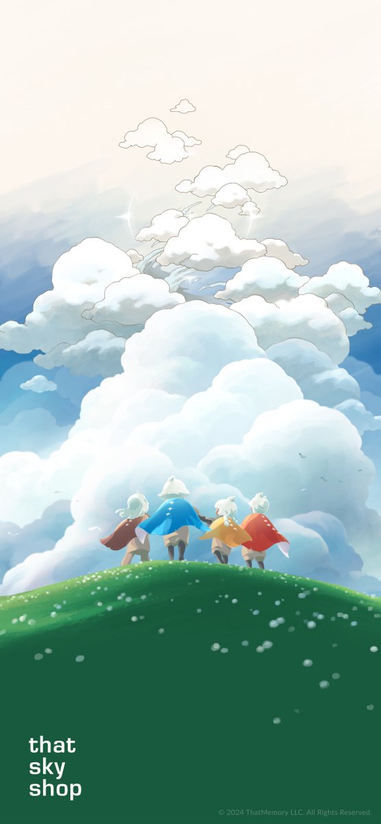 Sky公式アートブック『The Art of Sky』」の発売を記念して壁紙を星の