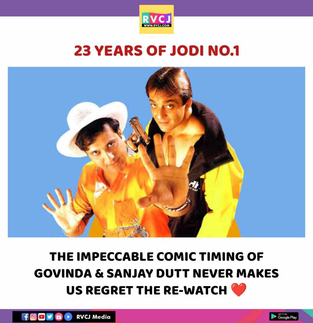 23 years of Jodi No. 1

#jodino1 #govinda #sanjaydutt #daviddhawan @duttsanjay