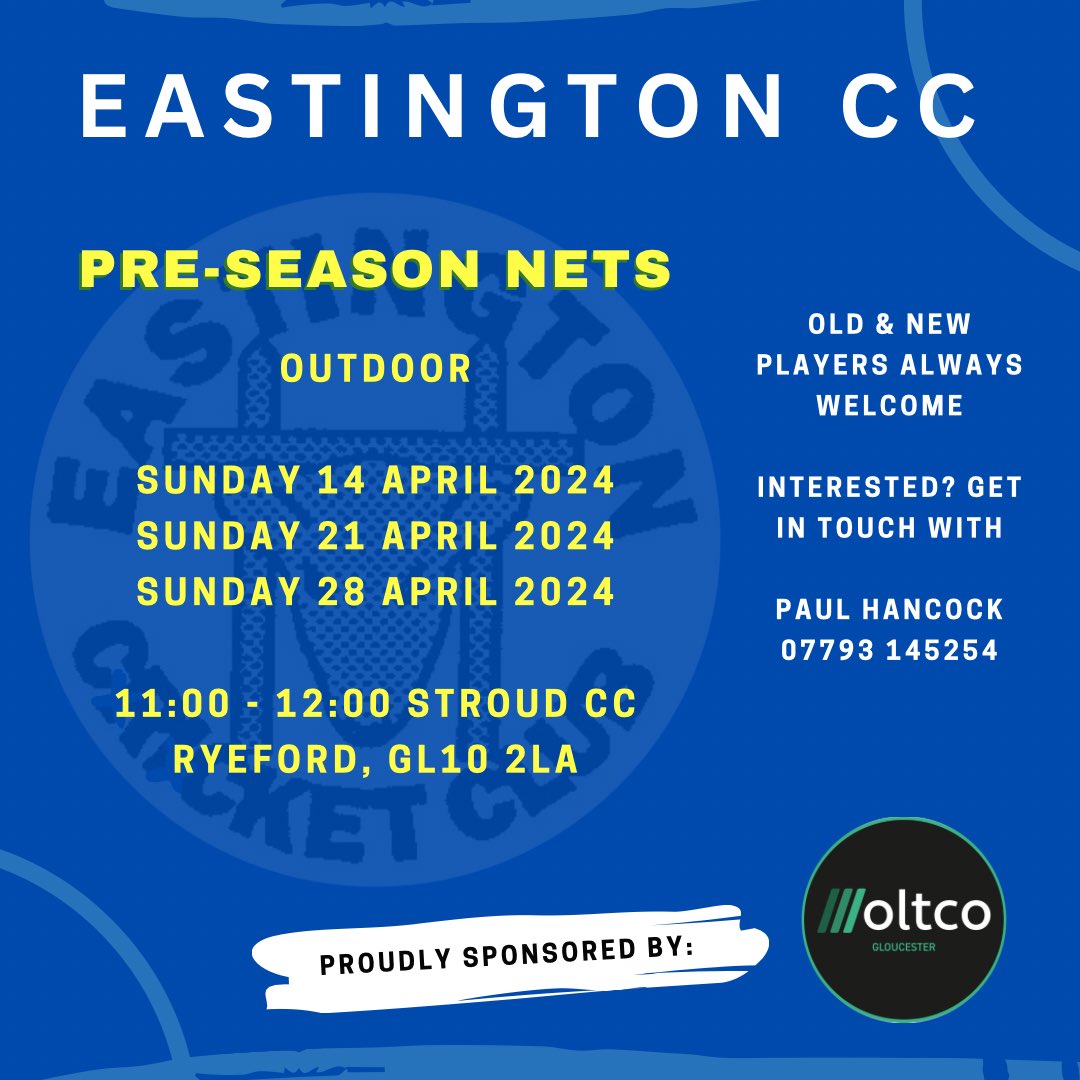 We’ll be heading outside this Sunday for nets, thankfully the weather has finally made an improvement. Do come along and as always, if you’re interested in joining us, get in touch 🏏