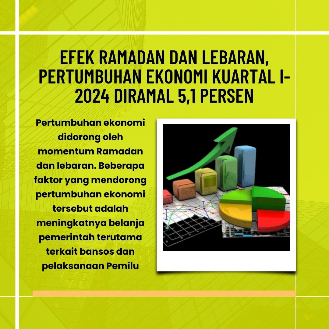 Pertumbuhan ekonomi Indonesia di kuartal I-2024 mencapai 5-5,1 persen, momentum Ramadan dan Lebaran turut mendorongnya. #EkonomiRamadan #IndonesiaTumbuh