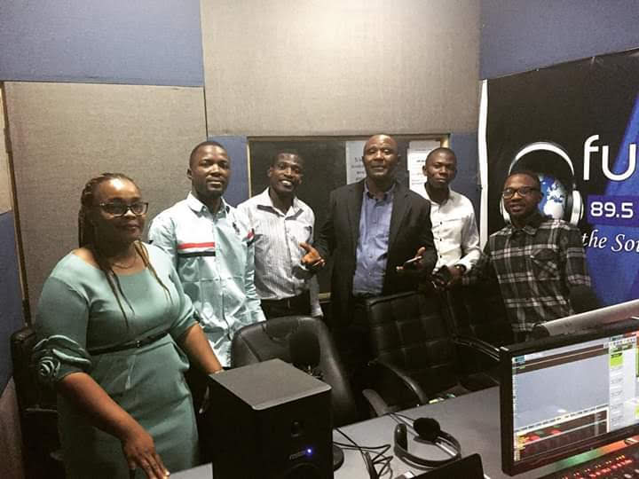 5 years ago on @FUNAABradio895 with @AzeezSalawu, Onikola, and the former SUG president aka Lokoloko You can guess what we were invited to speak on - Food Security #Advocacy