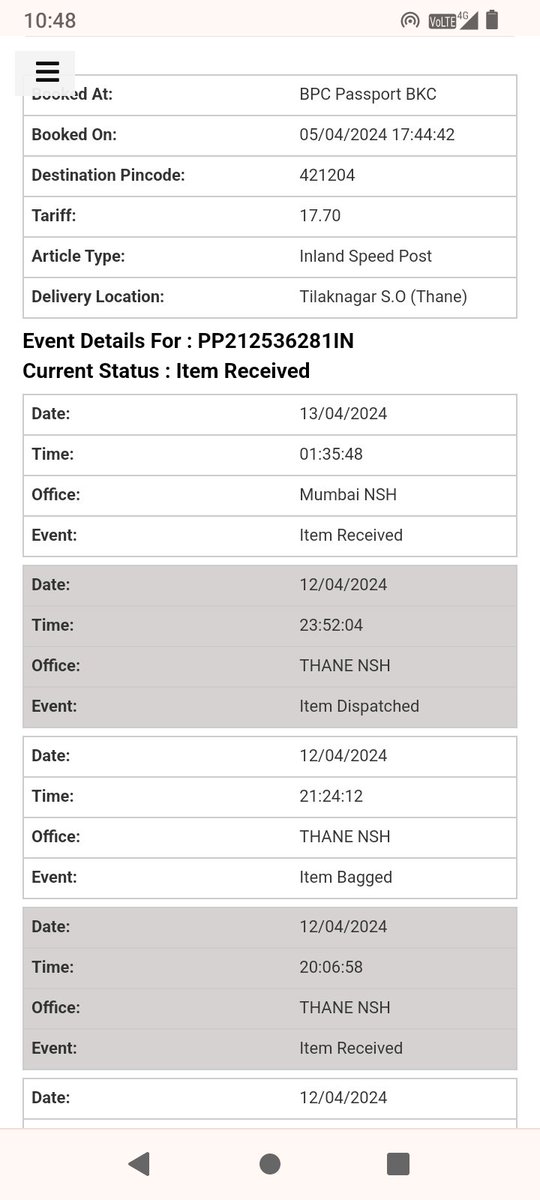 atmanirbarsingh's tweet photo. @IndiaPostOffice why this Indian postman are so fool, he brought my wife passport my father showed him adharcard of my wife and himself, to postman then also he denied to give, my wife called him he said come to post office on Saturday and you can collect he has given me one pape https://t.co/jy5mUukdm1