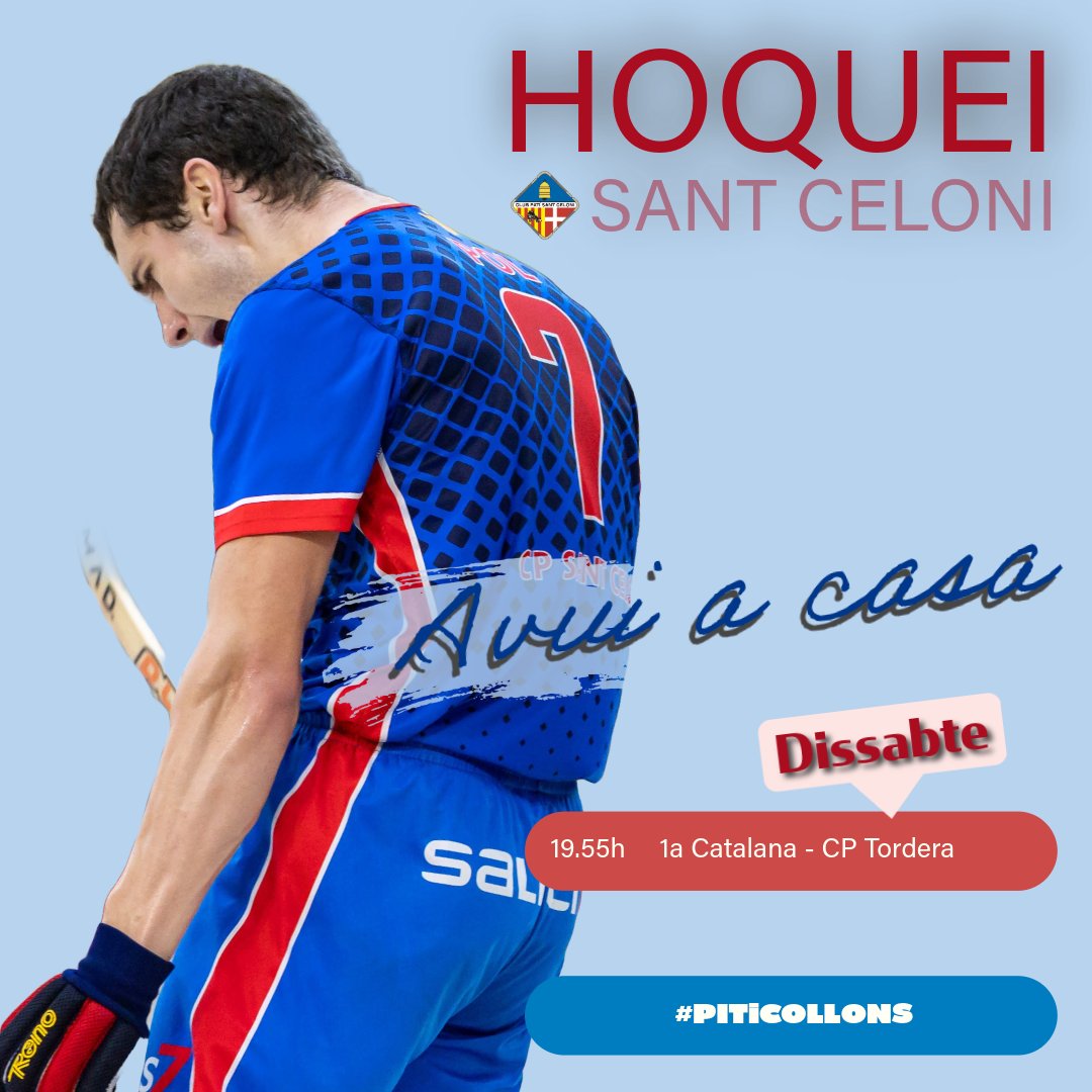 club_pati's tweet photo. Partits AVUI DISSABTE a casa!!!
Som-hi #santça 💙❤️

#PitiCollons
🔵🔴🔵🔴
🏑🏑🏑🏑🏑🏑🏑🏑🏑🏑🏑🏑

#SantCeloni #baixmontseny #Hoquei
#HoqueiCat #HoqueiPatins
#somhoquei #SomSantCeloni #escoleta
@ajuntamentsantceloni https://t.co/GmwYm3t01G