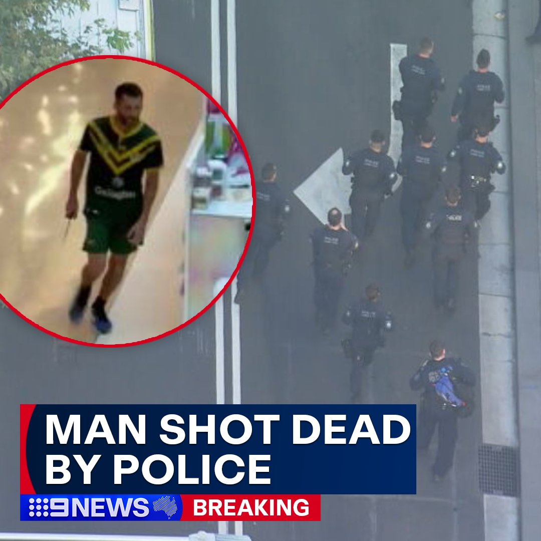 #BREAKING: A man has been shot dead by police following reports of multiple people stabbed and killed at Westfield Bondi Junction Shopping Centre this afternoon. More to come. #9News READ MORE: nine.social/Ely