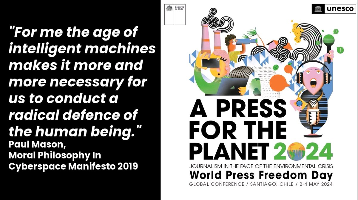 “A Press for the Planet: Journalism in the face of the Environmental Crisis.” UNESCO #WorldPressFreedomDay #SpaceshipEarth #PLACEBO