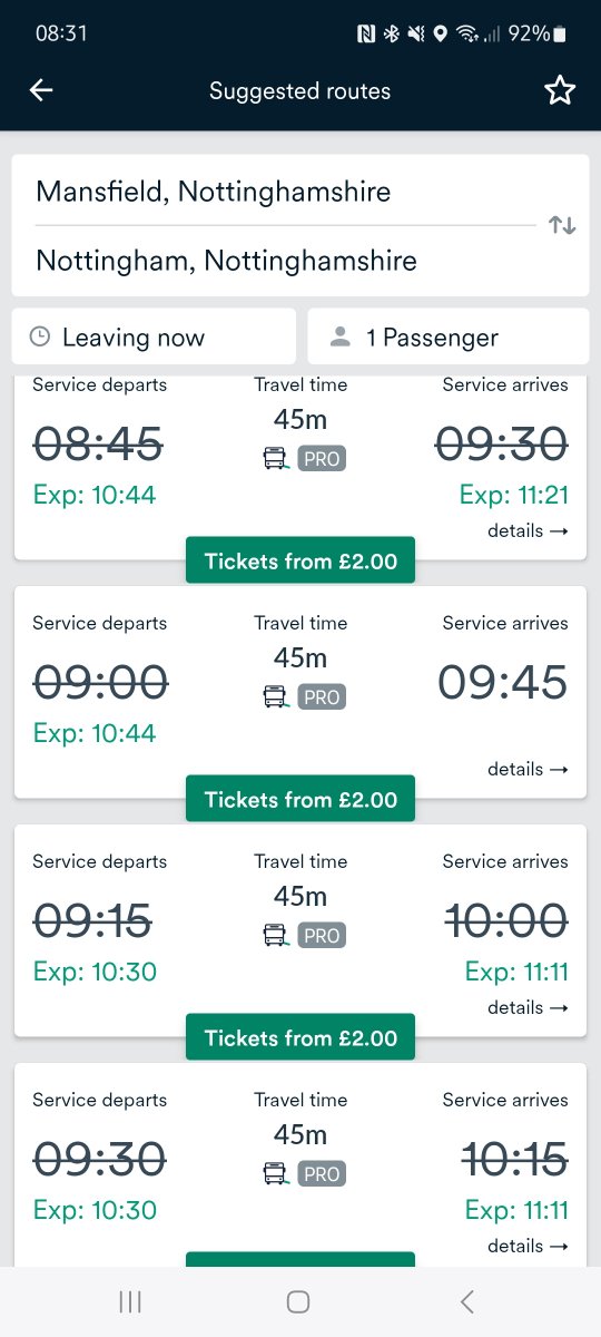 debpearson1911's tweet photo. @StagecoachEMid  is there an issue today with pronto? https://t.co/XiHuZqA4dB