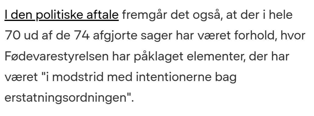 Skulle @jacobjensenMF ikke have ageret liiiiiiiiiiidt tidligere end efter 74 sager, når Fødevarestyrelsen har i 95% af sagerne ment der var noget galt? Hvor habil er han og hans parti? dr.dk/nyheder/politi…