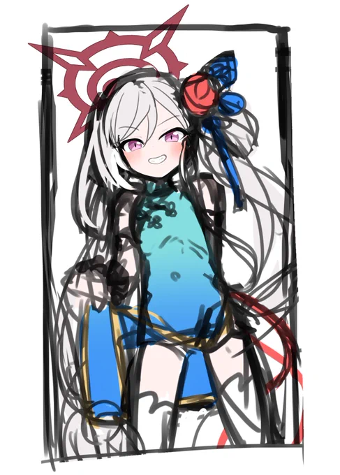 だいたいこういうラフ 