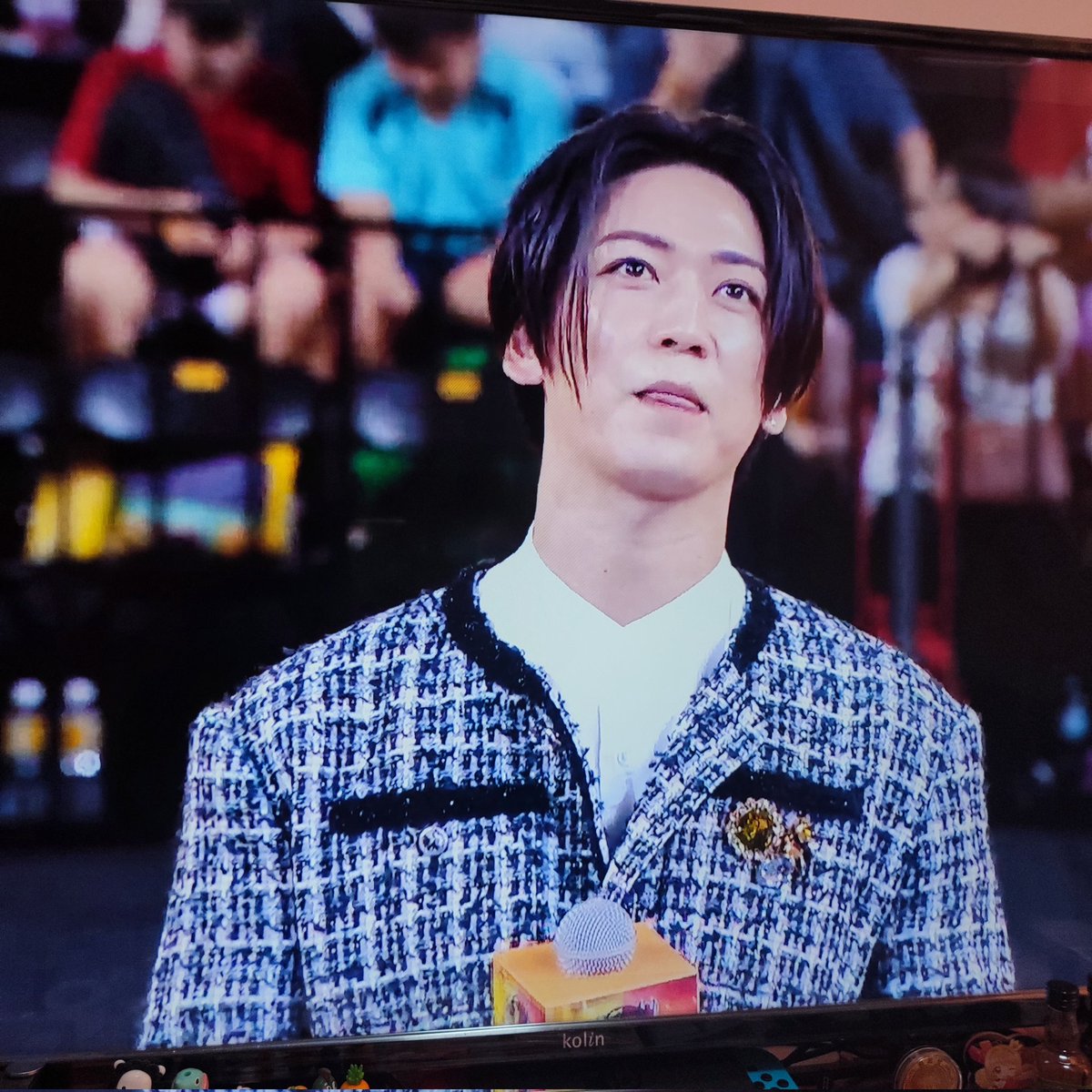 vintichan's tweet photo. 台北ドームでバスケット試合のハーフタイム
亀梨和也の映画番宣
②
#亀梨和也
＃台湾
#怪物の木こり https://t.co/JMdnmgLU6b