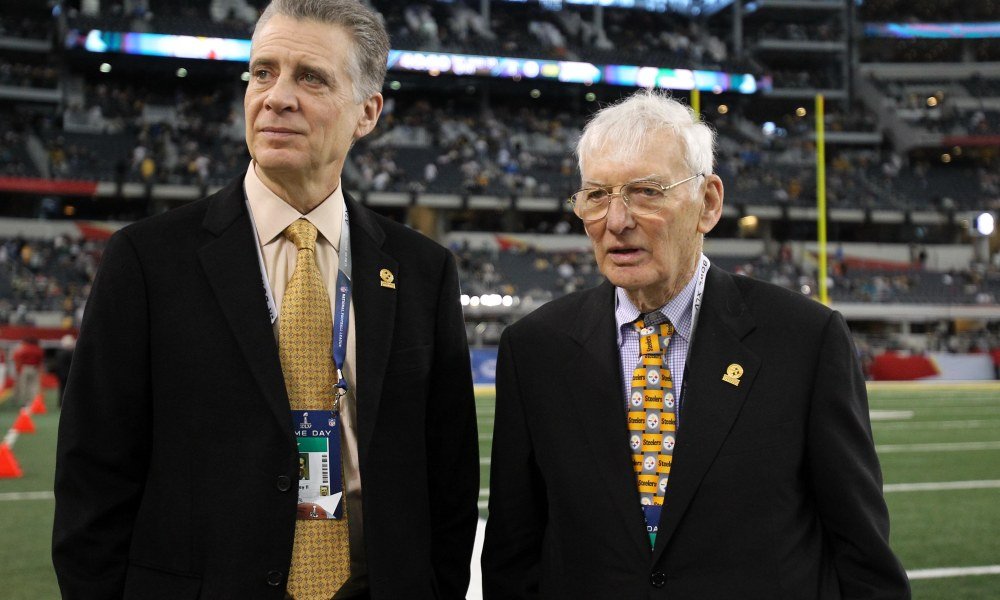 April 13 2017 Dan Rooney, son of The Chief, Art Rooney Sr., Father to Art II, US Ambassador To Ireland & President/Owner/Chairman of The Pittsburgh Steelers, d. at 84, 7 yrs ago. North Catholic/Duquesne Univ. alum, 6X Super Bowl Champ, Pro Football HOF.