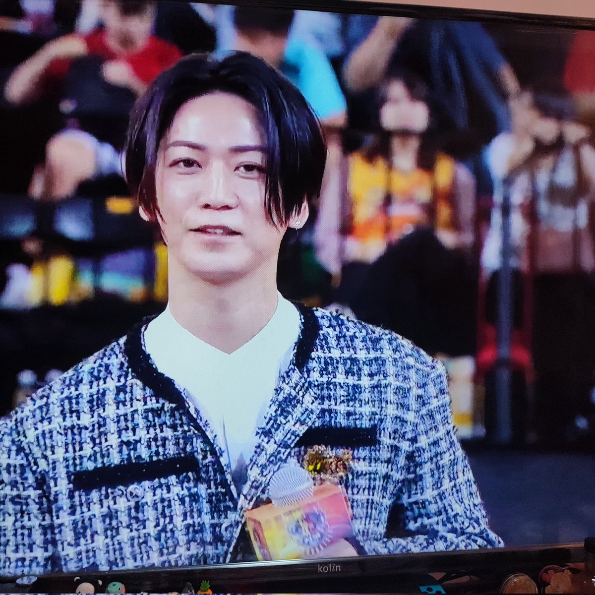 vintichan's tweet photo. 台北ドームでバスケット試合のハーフタイム
亀梨和也の映画番宣
②
#亀梨和也
＃台湾
#怪物の木こり https://t.co/JMdnmgLU6b