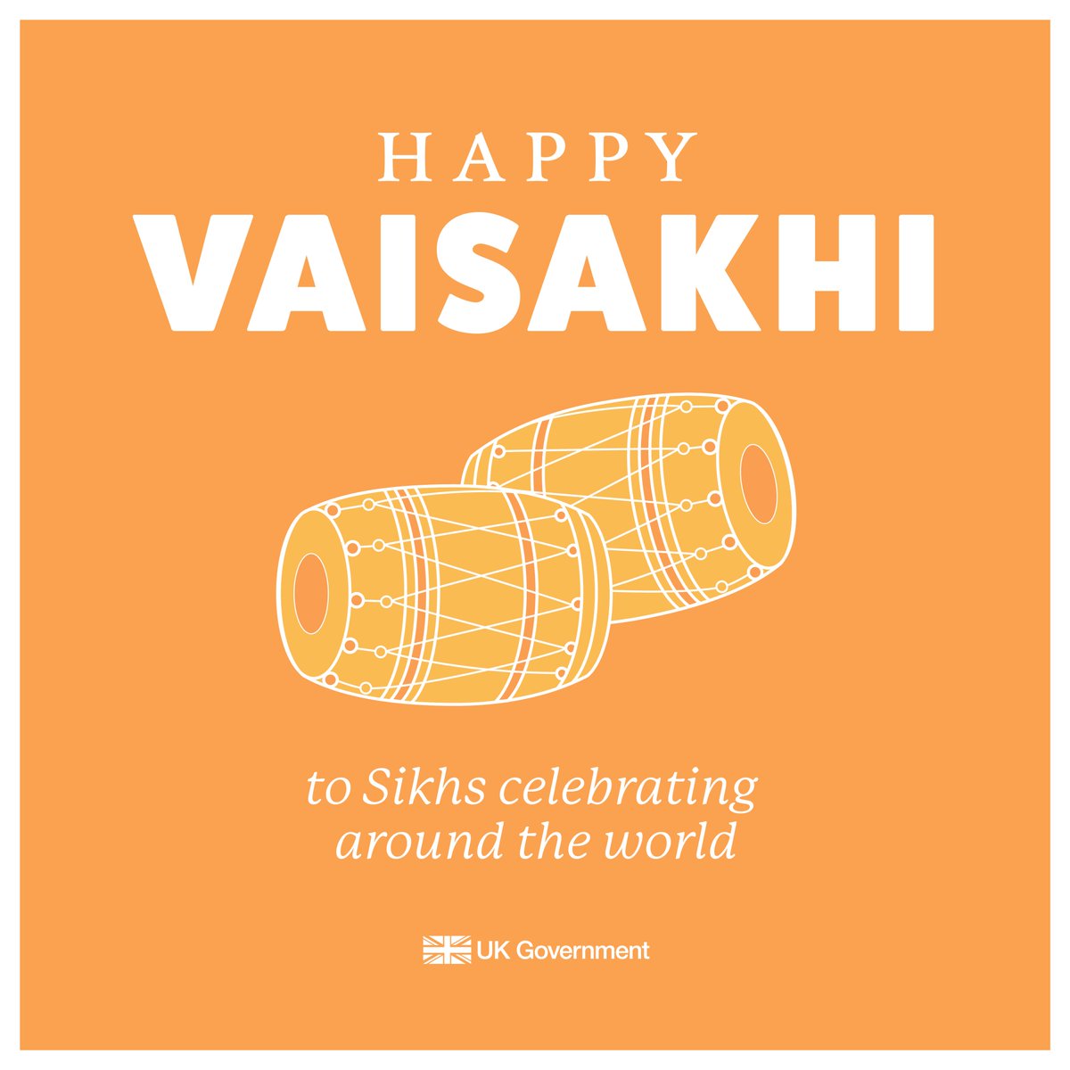 Wishing Sikhs in the UK and around the world a very Happy #Vaisakhi.