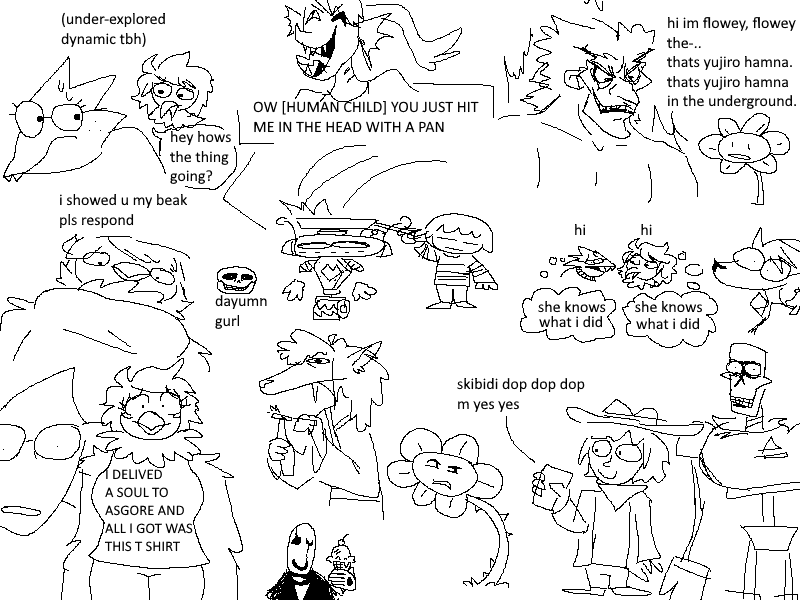 Claire_DeLoon's tweet photo. undertale doodles
#undertale #undertalefanart #baki #undertaleyellow #undertaleyellowfanart #martlet #flowey #ceroba #axisuty #alphys https://t.co/TKqcQazExU
