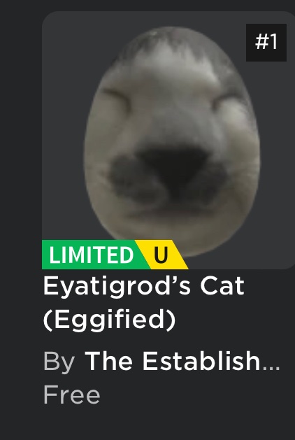 ❗️🚨 EYATIGROD’S CAT EGGIFIED GIVEAWAY 🚨❗️

REQ : 
FOLLOW ME AND @stopthi11588164 

LIKE AND RETWEET THIS POST

COMMENT “EGG”

1 WINNER ENDS IN 24 HOURS GL