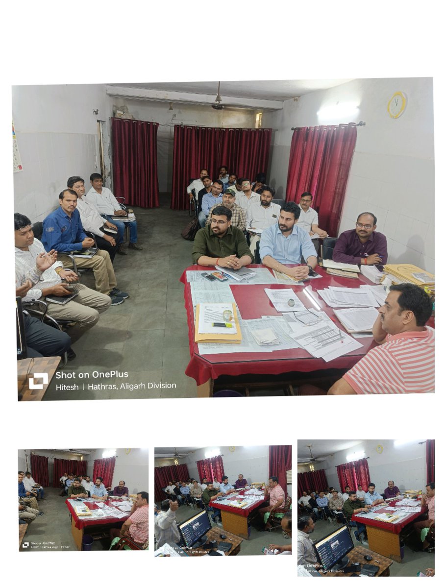 आज दिनांक 13.04.24 को अधीक्षण अभियंता हाथरस द्वारा मंडल कार्यालय में सभी अधिशासी अभियंता/ उपखंड अधिकारी/सहायक अभियंता मीटर ओर बिलिंग एजेंसी के प्रतिनिधियों के साथ बिलिंग के कार्यो,मीटर लगाए जाने की स्थिति और ज्यादा से ज्यादा राजस्व वसूली हेतु समीक्षा बैठक आयोजित की गई।
<a href="/MDDVVNL/">MD DVVNL AGRA</a>