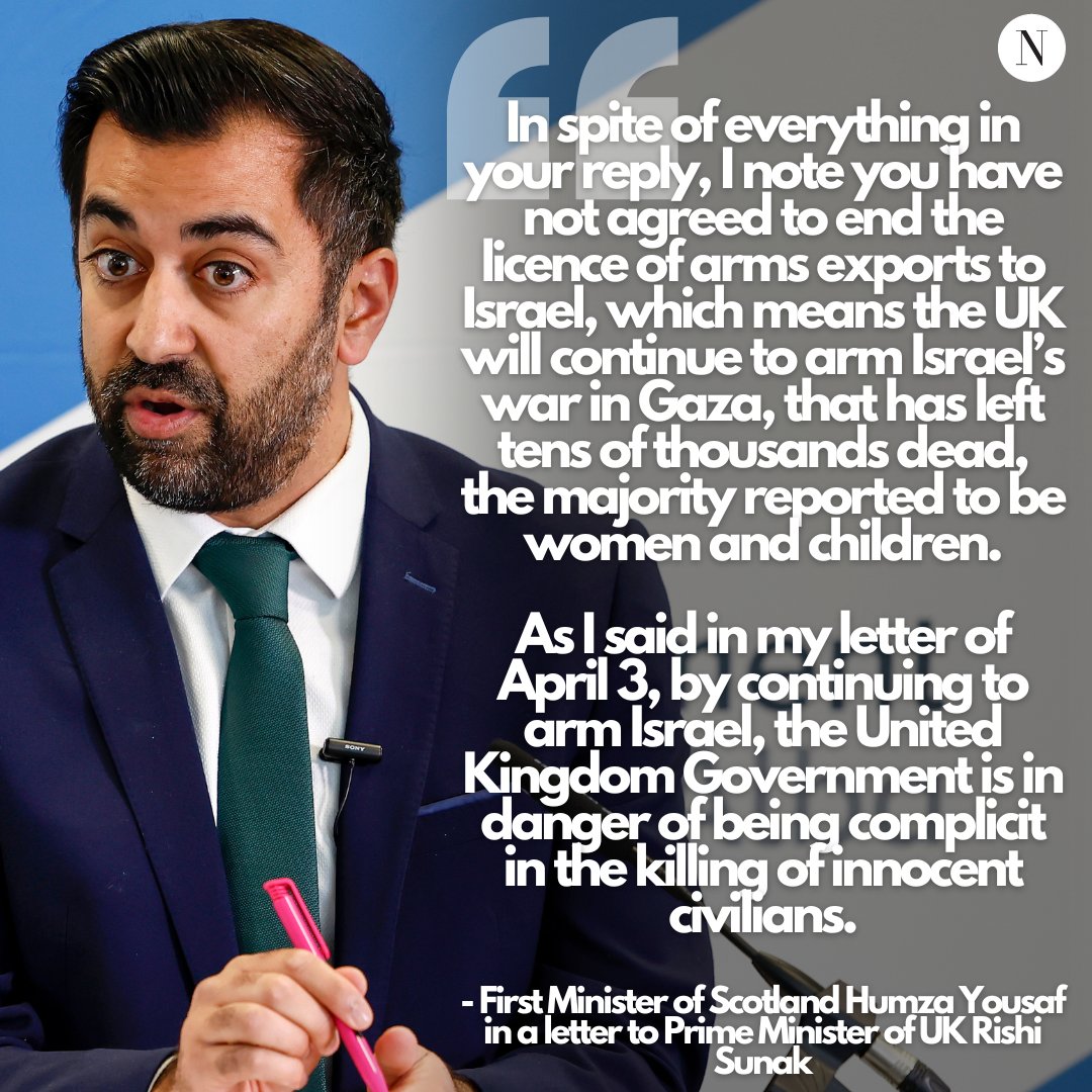 'What more will it take?' Humza Yousaf in a letter to Rishi Sunak 👇
