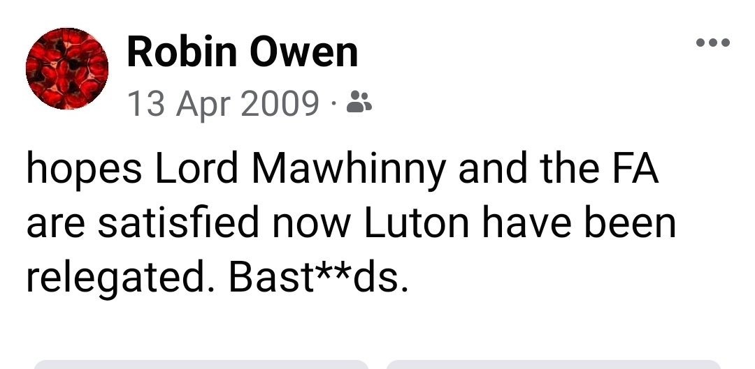 15 Years ago today I posted this, today we go to the Treble Winners & World Club Champions. The result today doesn't matter, today is the result.

#LutonTown #LTFC #COYH #ManCity
#TheFA #WALT