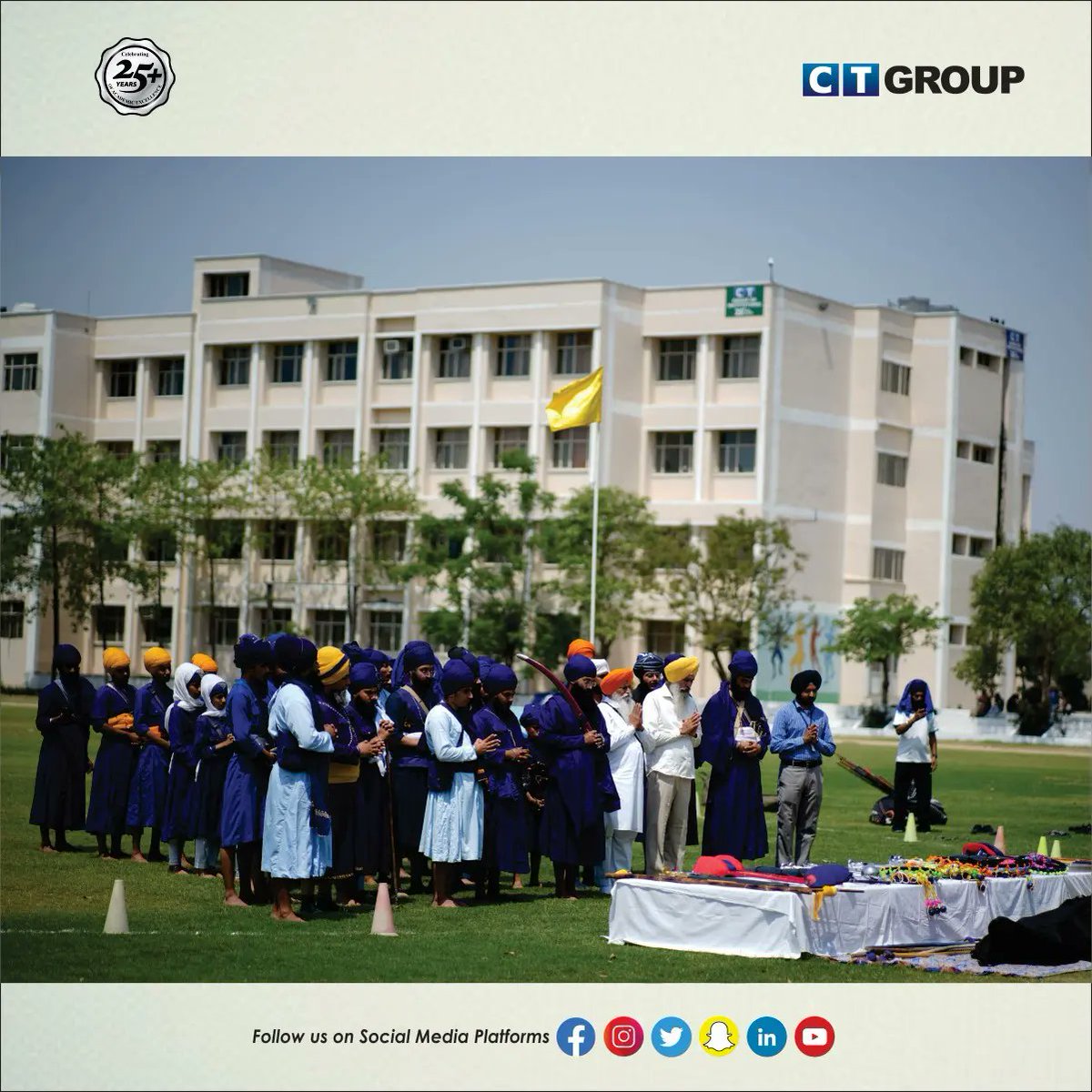 CTGroupshahpur's tweet photo. CT Group's Virsa Sambhal Gatka Performances: A dynamic tribute to Punjab's rich martial traditions, blending skillful artistry with the spirit of Baisakhi celebrations.

#ctgroup #virsa #sambhal #gatka #punjab #martialarts #baisakhi #tribute #traditions #artistry #shahpur https://t.co/hNdLeHSMGy