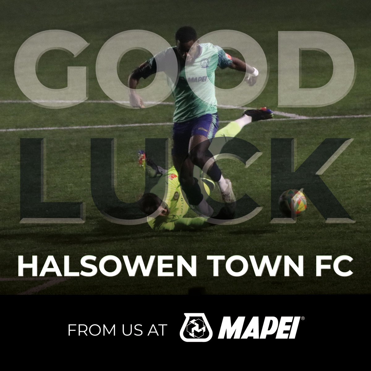 Following the Bank Holiday victory against Alvechurch, courtesy of a late goal from Luke Redfern the @halesowentownfc are back on the road today to face Hitchin Town. 

#UpTheYeltz 💙

#Mapei #ProudSponsors #Halesowen