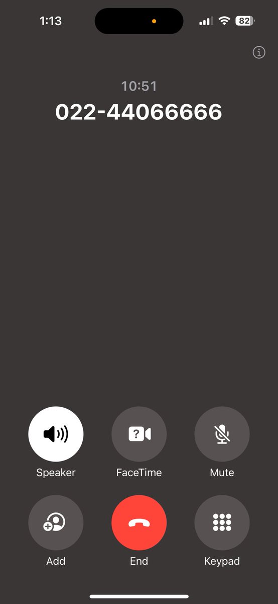 Vishalg25271636's tweet photo. Kept me waiting for more than 10 minutes on IVR and then call disconnected suddenly without connecting me to any service executive. This was not the service i was expected at the time i opened my account. This has been several times now. @MyIndusIndBank #CustomerServiceFail https://t.co/bAUpOnGAiC