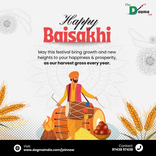 dogmasoftltd's tweet photo. Sending you Warm Wishes of Baisakhi from Dogma Soft😊

May this harvest season mark the onset of new opportunities &amp; a prosperous year ahead for you. Let’s celebrate this auspicious occasion with the spirit of togetherness &amp; harmony🥰

Celebrate with Love: https://t.co/S7sU39dIdf https://t.co/zrnadtkhGJ