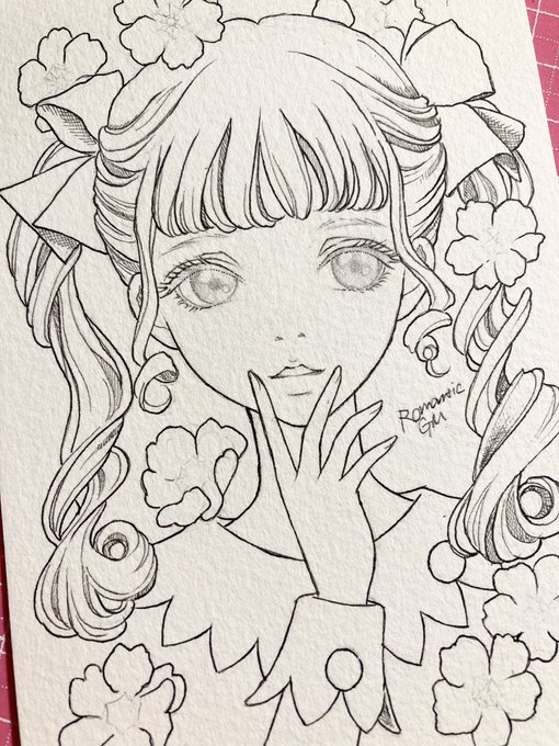 日本字ペンは細い線が描けないけど、他のつけペンより描きやすい✨ 