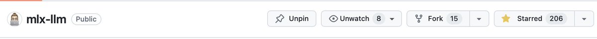 I haven't worked on mlx-llm in the last two months since I was focused more on mlx-image. I just saw it is over 200 stars on GitHub so it means someone likes it. Planning on going back to LLMs on Apple MLX, I want to try new things.