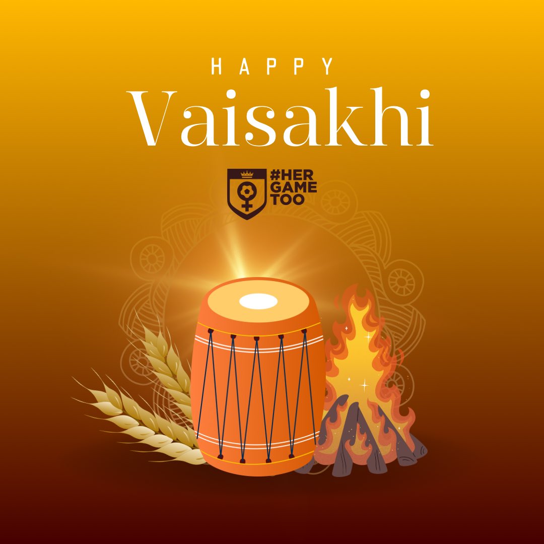 Happy Vaisakhi to all who celebrate 🧡 #HerGameToo
