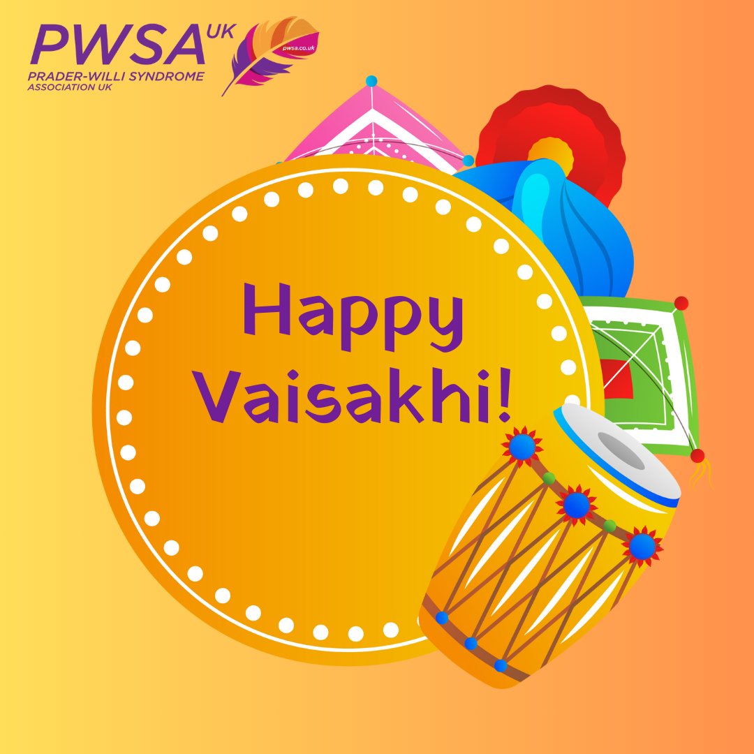 Happy Vaisakhi to everyone in our #PraderWilliSyndrome community who is celebrating today! #Vaisakhi2024