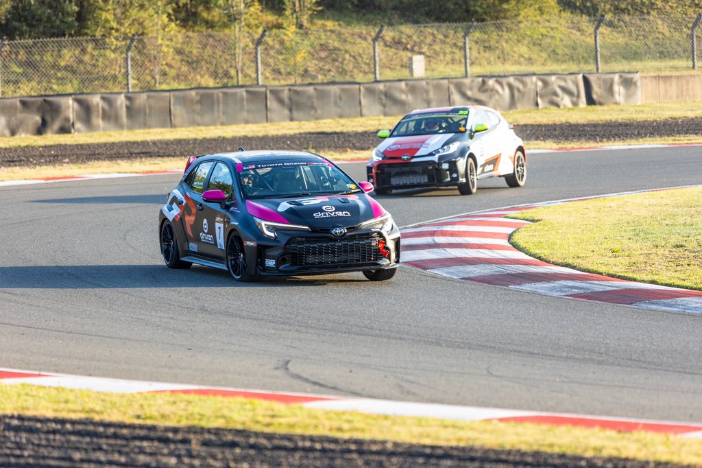 Good morning from Kyalami! The GR Cup drivers have hit the track, and we’re eagerly looking forward to an exciting day of racing ahead. #TGRSA #Netstar #kinto #dunloptyres #ToyotoFinancialServices #garmin #ferodobrakes