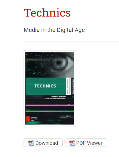 Platolanie's tweet photo. Finally, the open-access link to Technics is live! Downright *terrific* stuff from @_nbaer_ and Annie vd Oever as the editors!

Available here 👇https://t.co/LkTNXGLgbS

(1/2) https://t.co/ViJJBZvEuO