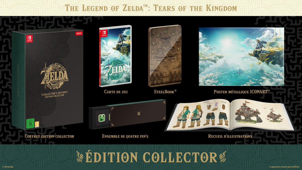 Rappel : Le collector Zelda Tears of the kingdom est de retour sur Micromania ! ➡️ bit.ly/3vRH7IC Exclusivité Premium ! Bons plans du jour ici ► alertetgo.com
