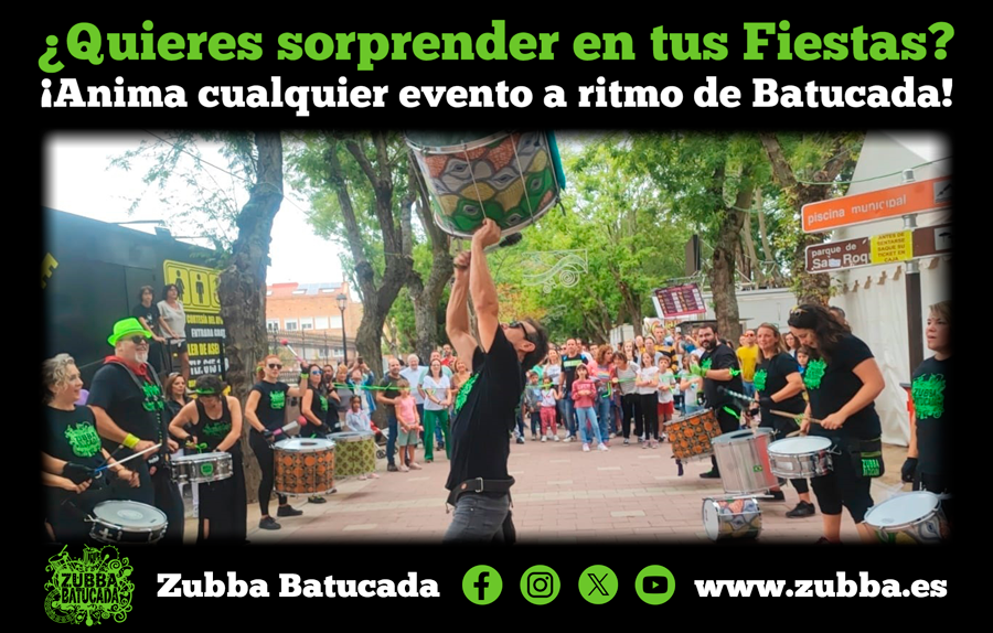zubba_batucada's tweet photo. 💃 🎉 🎶 🥁 ¿Quieres sorprender en tus #Fiestas?

¡Anima cualquier evento a ritmo de #Batucada!

#cumpleaños #fiestasprivadas #despedidas #bodas #animacionesdecalle #eventos #fiestaspopulares #carreras #vermús

👉 Contacta en https://t.co/kAZb2froOm https://t.co/DUffOArqKi