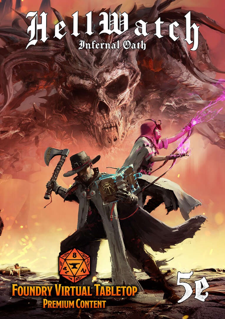 HellWatch Infernal Oath 5e Campaign - FoundryVTT Module
 is 44.99 USD (16% off)
 drivethrurpg.com/product/477303… 
   DealsW,com  #gaming #RolePlaying