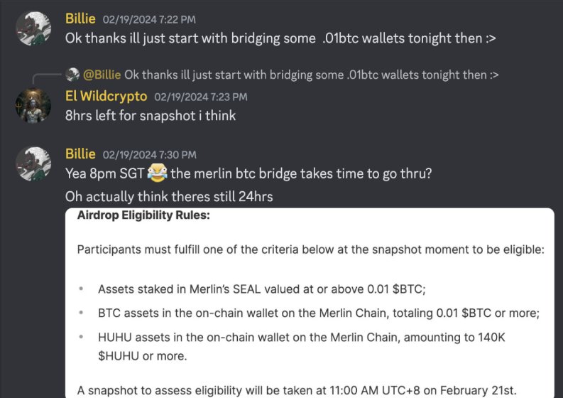 kramerscorner69's tweet photo. Voya: February 29th
1:1 ROI on airdrop (2 weeks)

Our members realized the potential of a fair launch on Merlin Chain after seeing the increasing staking TVL and price performance of HUYA, the first memecoin on Merlin. We discussed parameters and prepared ourselves accordingly. https://t.co/6UI2c4YUw8