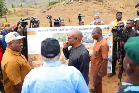 FCT Minister, Chief Barr. Nyesom Ezenwo Wike inspected some road projects in the Federal Capital Territory yesterday.

Nyerishi is not distracted by paperweight politicians at all. Focus is on quality project delivery for the #RenewedHope agenda.